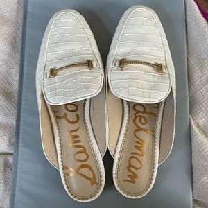 Mule, white, Sam Edelman, size 9